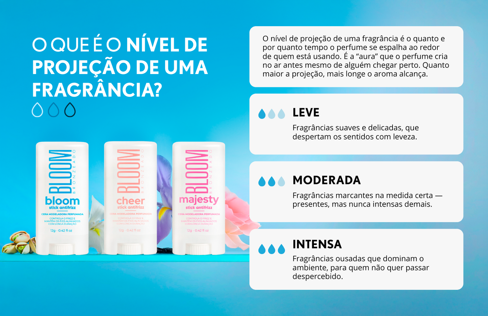 Escala de projeção Deo Stick
